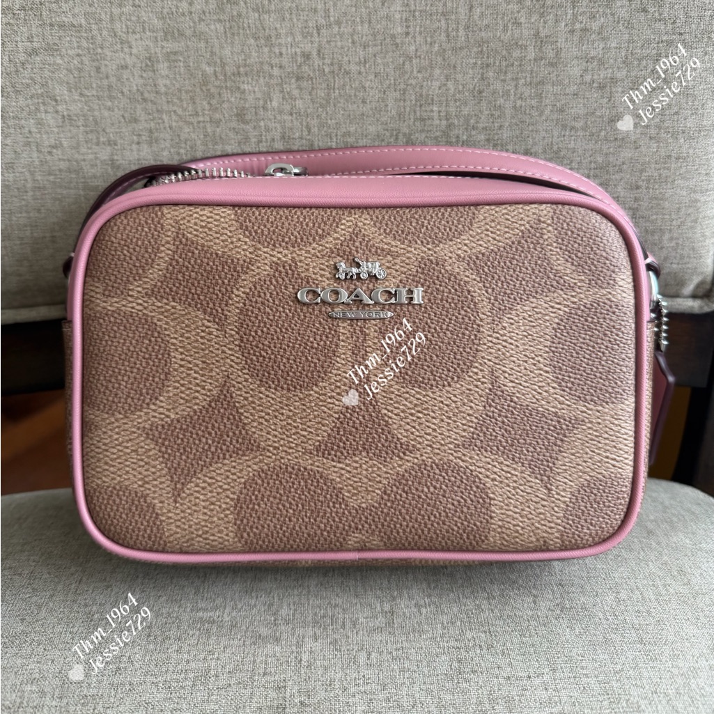 Nwtcoach Mini Jamie Camera Bag In Maxi Signature Canvascco12